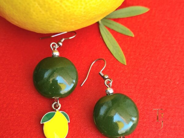 Серьги из керамики