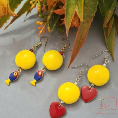 Серьги из керамики